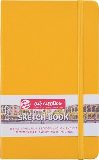 Talens Art Creation schetsboek, goudgeel, ft 13 x 21 cm