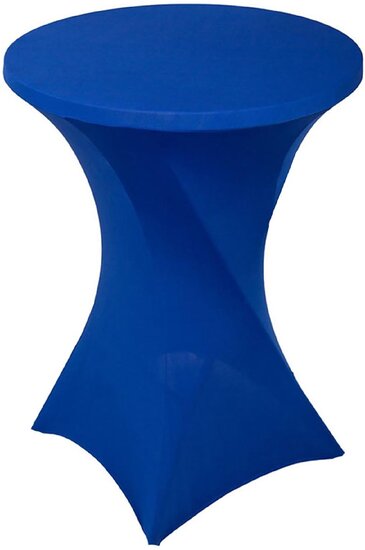 Hoes voor statafel, diameter 80 cm, blauw