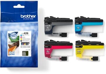 Brother inktcartridge, 1.500 - 3.000 pagina&#039;s, OEM LC-426VAL, 4 kleuren
