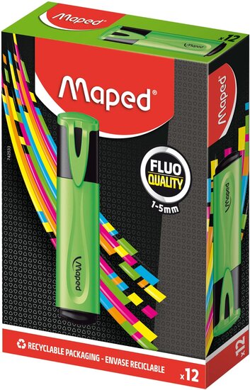 Maped markeerstift Fluo&#039;Peps Classic groen