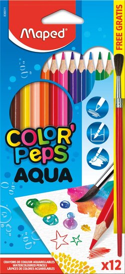Maped Aquarelpotlood Color&#039;Peps Aqua 12 potloden