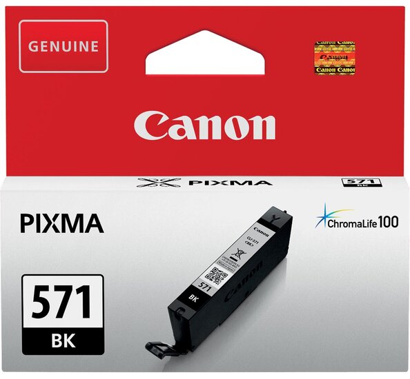Canon inktcartridge CLI-571Z, 398 foto&#039;s, OEM 0385C001, zwart