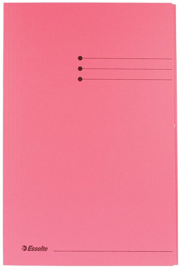 Esselte dossiermap roze, ft folio