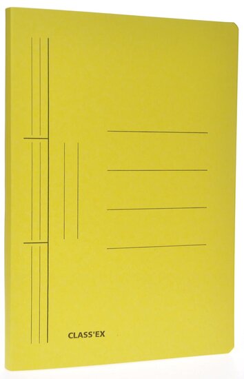 Class&#039;ex hechtmap, ft 25 x 32 cm (voor ft A4), geel