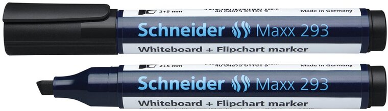 Schneider whiteboard + flipchart marker Maxx 293 zwart