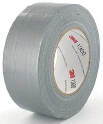 3M duct tape 1900, ft 50 mm x 50 m, zilver