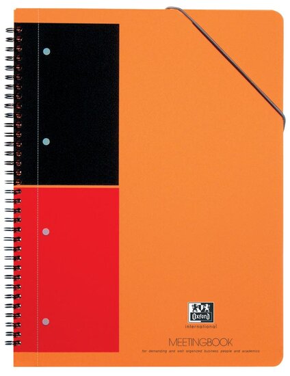 Oxford INTERNATIONAL Meetingbook, 160 bladzijden, ft A4+, gelijnd