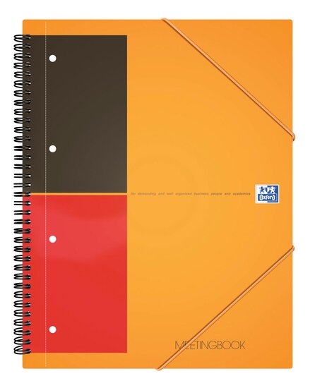 Oxford INTERNATIONAL Meetingbook, 160 bladzijden, ft A5+, gelijnd