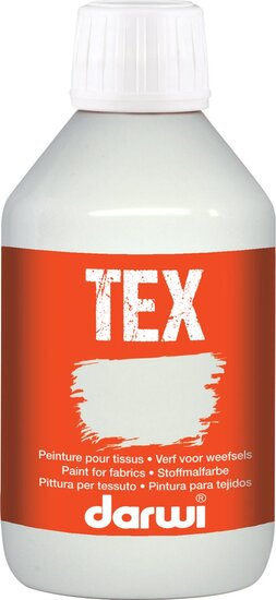 Darwi textielverf Tex, 250 ml, wit