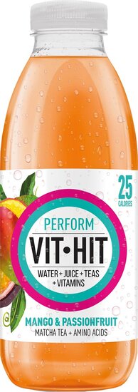 Vit Hit vitaminedrank Perform, flesje van 50 cl, pak van 12 stuks