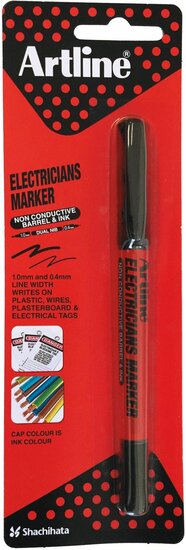 Artline marker Electricians, zwart