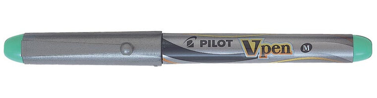 Pilot vulpen V-Pen Silver groen