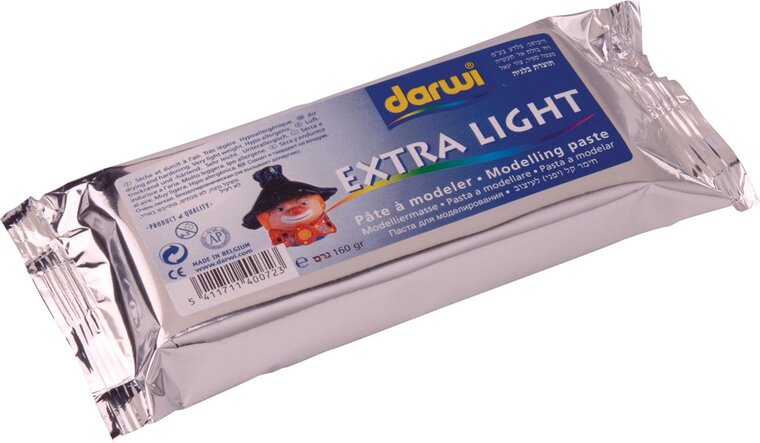 Darwi Extra Light boetseerpasta, pak van 160g, wit