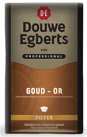 Douwe Egberts koffie, Gold/dessert, pak van 500 g