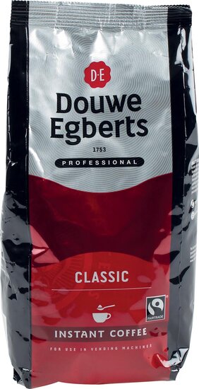 Douwe Egberts instant koffie, Classic, fairtrade, pak van 300 gram