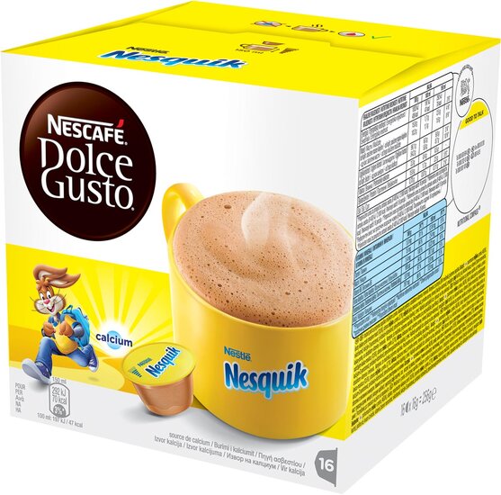 Nescaf&eacute; Dolce Gusto koffiecapsules, Nesquik, pak van 16 stuks