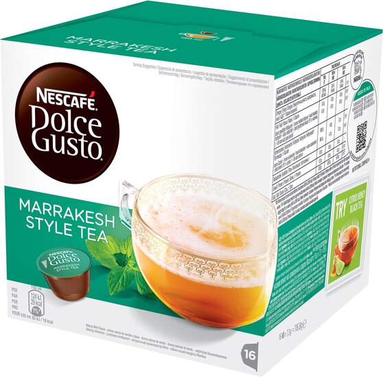 Nescaf&eacute; Dolce Gusto theecapsules, Marrakesh, pak van 16 stuks