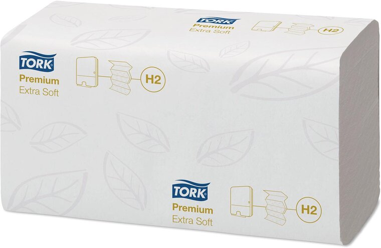 Tork Premium Xpress&reg; extra zachte handdoek XL, multifold, 2-laags, systeem H2, wit