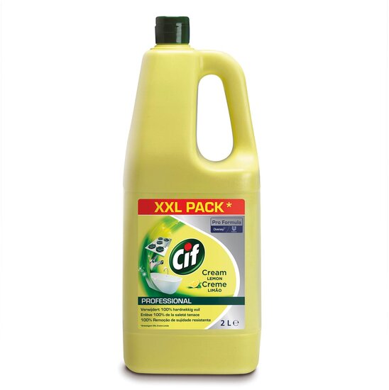 Cif schuurcr&egrave;me citroen, flacon van 2 liter