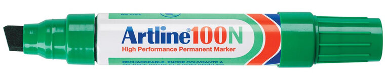 Permanent marker Artline 100N groen