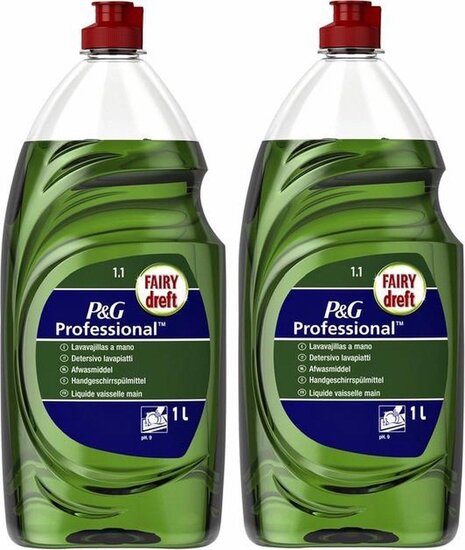 FAIRY dreft Professional handafwasmiddel classic 1 L, pak van 2 stuks