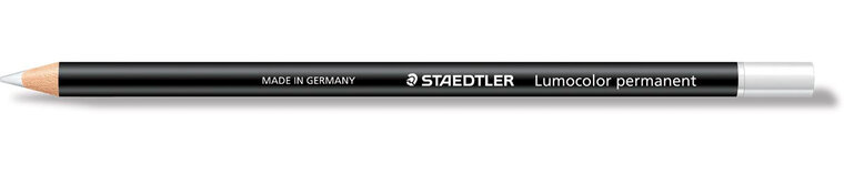 Staedtler potlood Lumocolor permanent glasochrom, wit