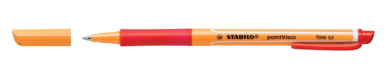 STABILO pointVisco roller, 0,5 mm, rood