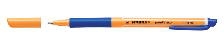 STABILO pointVisco roller, 0,5 mm, blauw