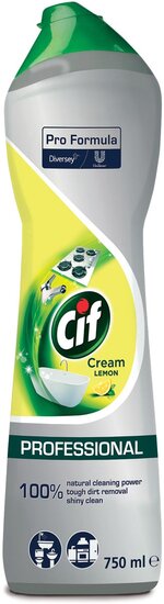 Cif schuurcr&egrave;me lemon, flacon van 750 ml