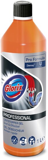 Glorix ontstopper, flacon van 1 l