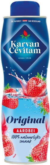 Karvan C&eacute;vitam siroop, fles van 60 cl, aardbei