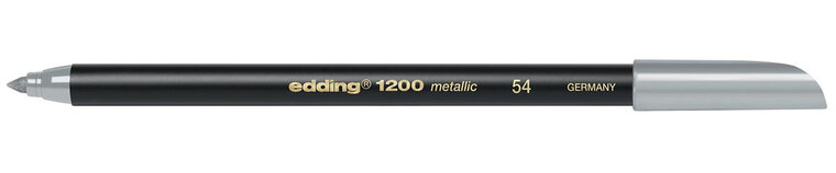 Edding viltstift e-1200 metallic zilver