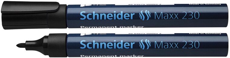 Schneider permanent marker Maxx 230 zwart