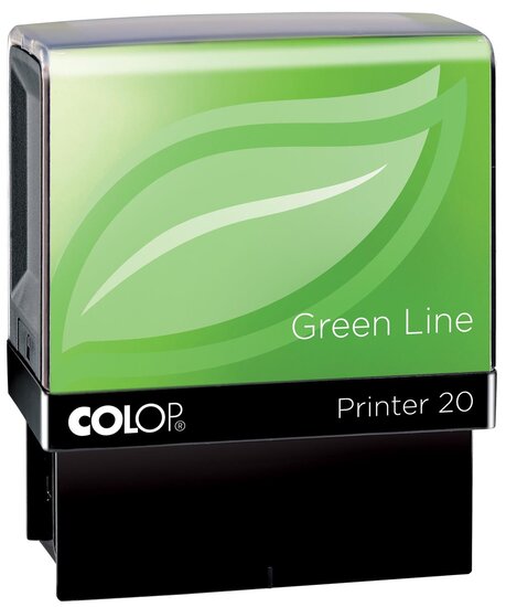 Colop stempel Green Line Printer Printer 20, max. 4 regels, voor Nederland, ft. 14 x 38 mm