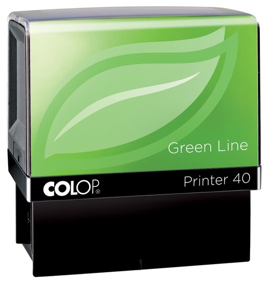 Colop stempel Green Line Printer Printer 40, max. 6 regels, voor Nederland, ft. 23 x 59 mm