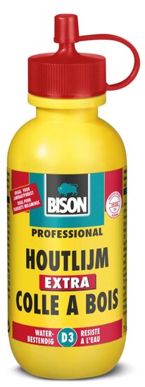 Bison houtlijm topspeed, flacon van 75 ml, extra wit