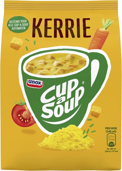 Cup-a-Soup vending, kerrie, 140 ml, zak van 40 porties