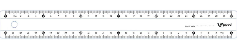 Maped lat Essentials 146 30 cm eco - dubbele graduatie