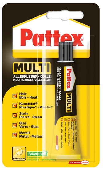 Pattex alleslijm Multi, tube van 20 g