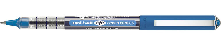 Uni-ball Eye Ocean Care roller, schrijfbreedte 0,3 mm, blauw