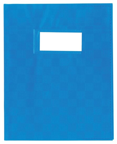 schriftomslag 23 x 30 cm, blauw