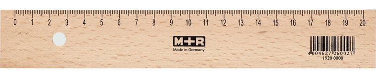 M+R lat uit hout 20 cm