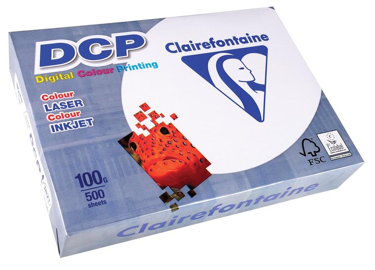 Clairefontaine DCP presentatiepapier A4, 100 g, pak van 500 vel