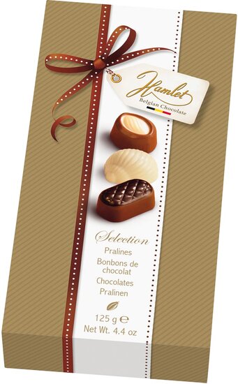 Hamlet Pralines Selection, doos van 125 gram