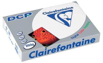 Clairefontaine DCP presentatiepapier A4, 250 g, pak van 125 vel