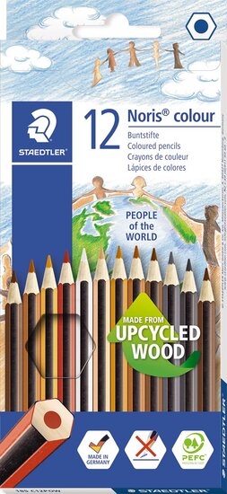 Staedtler kleurpotlood Noris Club People Of The World 12 kleurpotloden