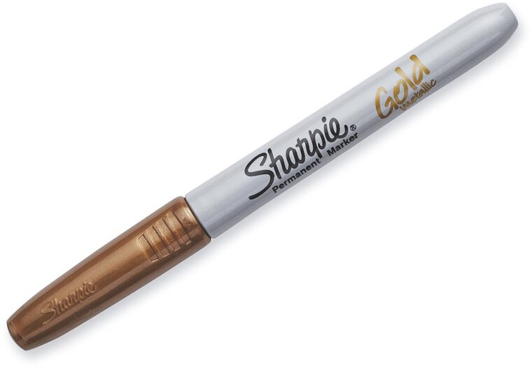 Sharpie permanente marker metallic, fijne punt, goud