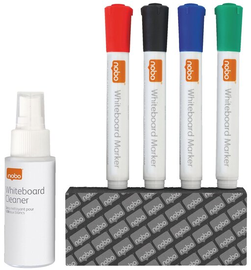 Nobo droog uitwisbare Whiteboard Accessoire Starterkit