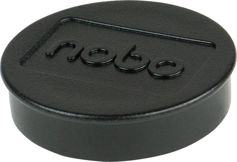 Nobo magneten voor whiteboard diameter van 38 mm, pak van 10 stuks, zwart