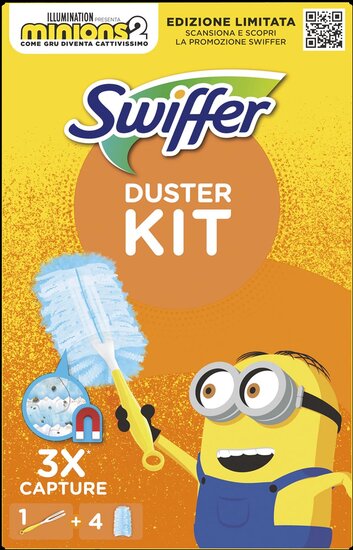 Swiffer Duster Trap &amp; Lock kit + 4 stofdoekjes